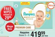 Pampers Napies (Sizes 3-5)-Per Box
