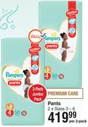 Pampers Pants 2 X Sizes 3-6-Per 2 Pack