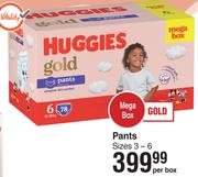 Huggies Pants Sizes 3-6-Per Box