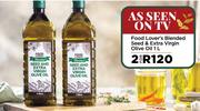 Food Lover's Blended Seed & Extra Virgin Olive Oil-For 2 x 1L