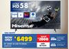 Hisense 58" Smart 4K UHD TV-58A6N 10299191