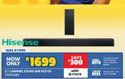 Hisense 2.1 Channel Sound Bar HS2100 10292483