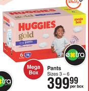 Huggies Pants (Sizes 3-6)-Per Box