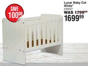 Lunar Baby Cot (White) 389267