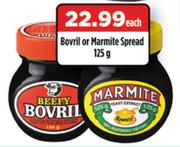 Bovrill Or Marmite Spread-2 x 125g Each