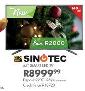Sinotec 55"(140cm) 4K UHD Smart LED TV