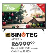 Sinotec 50"(127cm) 4K UHD  LED TV