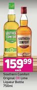 Southern Comfort (Original Or Lime) Liquer Bottle-750ml Each