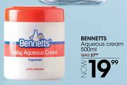 Bennetts Aqueous Cream-500ml