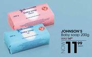 Johnson's Baby Soap-200g Each