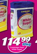 Cambridge Food White Sugar-10Kg