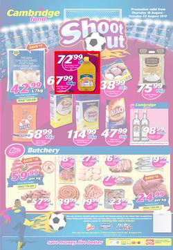 Cambridge Food : Zululand Shoot Out (9 Aug - 22 Aug 2017), page 1