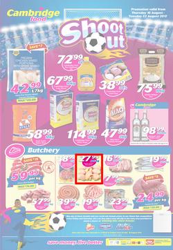 Cambridge Food : Zululand Shoot Out (9 Aug - 22 Aug 2017), page 1