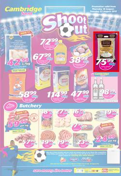 Cambridge Food : Zululand Shoot Out (9 Aug - 22 Aug 2017), page 1