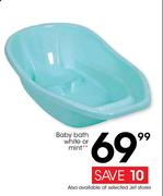 Baby Bath White Or Mint
