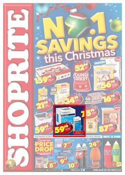 Shoprite KZN : Savings This Christmas (11 Dec - 25 Dec 2017), page 1