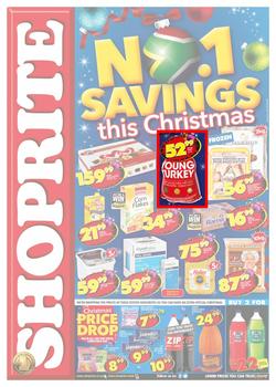 Shoprite KZN : Savings This Christmas (11 Dec - 25 Dec 2017), page 1