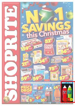 Shoprite KZN : Savings This Christmas (11 Dec - 25 Dec 2017), page 1