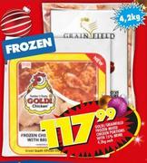 Goldi/Grainfield Frozen Mixed Chicken Portions With 15% Brine-4.2Kg Each
