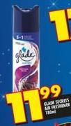 Glade Secrets Air Freshener-100ml