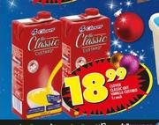 Clover Classic UHT Vanilla Custard-1Ltr