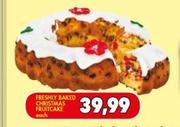 Freshly Baked Christmas Fruit Cake-Each