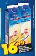 Danup 2-In-1 Cream/Banana Flavoured Yoghurt Blend-950g Each