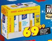 Clover Supalitre Long Life Full Cream Milk-6x1.1Ltr Per Pack