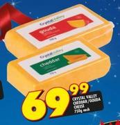 Crystal Valley Cheddar/Gauda Chesse-750g Each
