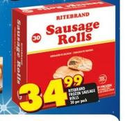 Ritebrand Frozen Sausage Rolls-30 Per Pack