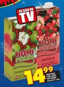 Liquid Fruit 100% Fruit Juice Blend-1Ltr Each