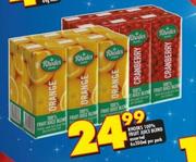 Rhodes 100% Fruit Juice Blend-6x200ml Per Pack