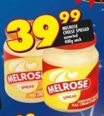 Melrose Cheese Spread Assorted-400g Each
