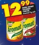 Knorr Aromat Seasoning Canister-75g Each