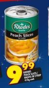 Rhodes Peach Slice-410g Each