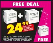 Pond’s Lasting Oil Control Vanishing Cream-50ml Each