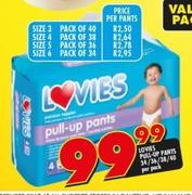 Lovies Pull-Up Pants Size 6 Pack Of 34-Per Pants
