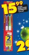 Colgate Double Action Toothbrushes-2 Per Pack