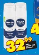 Nivea Shaving Foam-200ml Each