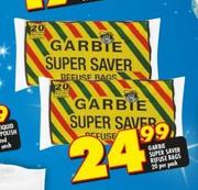 Garbie Super Saver Refuse Bags-20 Per Pack