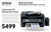 Epson L565 Ecotank ITS Multifunction Printer