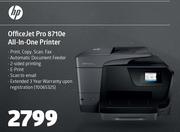 HP Officejet Pro 8710e All In One Printer