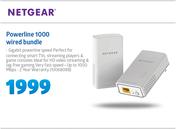 Netgear Powerline 1000 Wired Bundle