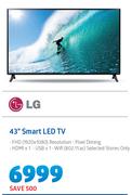 LG 43" Smart LED TV