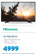Hisense 49" FHD LED TV