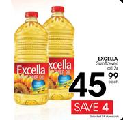 Excella Sunflower Oil-2Ltr Each