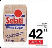 Selati White Sugar-2.5Kg
