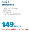 Nokia 3 Smartphone LTE-On A uChoose Flexi 110 