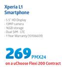 Sony Xperia L1 Smartphone-On A uChoose Flexi 200 