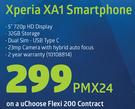Sony Xperia XA1 Smartphone-On A uChoose Flexi 200 